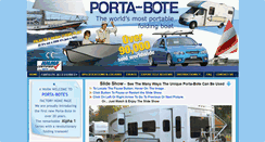Desktop Screenshot of porta-bote.com.au