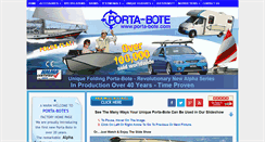 Desktop Screenshot of porta-bote.com